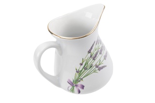 Mlecznik lawenda Mieroszów ceramika biała