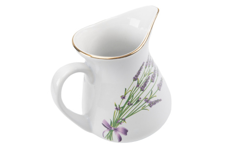 Mlecznik lawenda Mieroszów ceramika biała