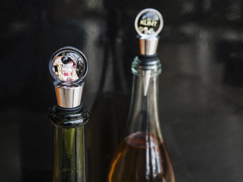 Korek do wina do butelek Pocałunek Klimt Carmani zatyczka