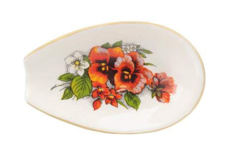 Podstawka pod łyżkę do kuchni Mieroszów bratki