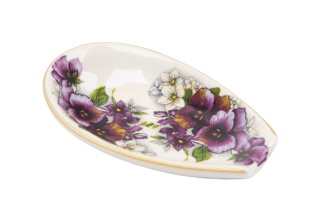 Podstawka pod łyżkę do kuchni Mieroszów bratki