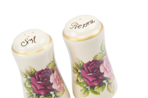 Solniczka i pieprzniczka Mieroszów sól pieprz róża