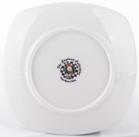 Zestaw 2 filiżanki w pudełku Queen Isabell łyżeczki floral