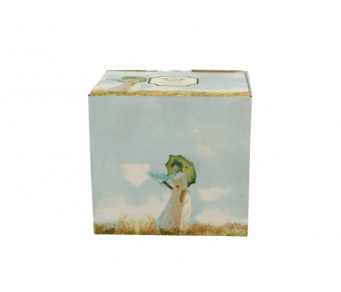 Zestaw kubek baryłka sitko Monet Woman with Parasol prezent