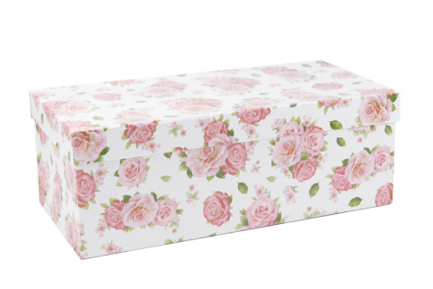 Cukiernica z mlecznikiem na prezent róże do kawy herbaty