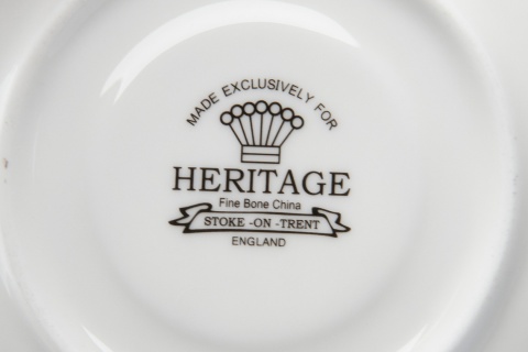 Duża filiżanka porcelanowa angielska jumbo ptaki