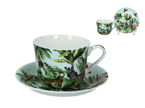 Filiżanka śniadaniowa porcelana angielska tropical heritage