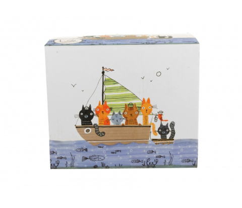 Duży kubek jumbo prezent xxl koci świat marynarze koty