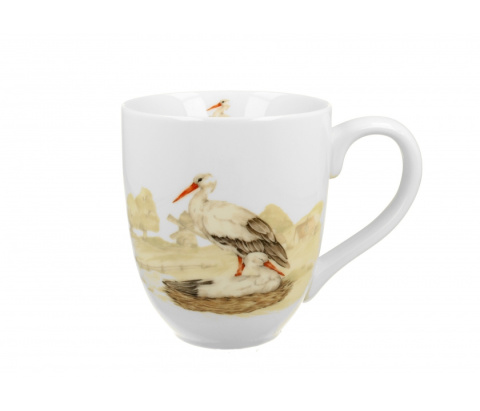 Duży kubek kubas jumbo urodziny xxl ptasi świat bociany