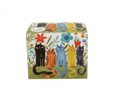 Duży kubek kubas prosty koci świat prezent koty ogrodowe