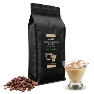 Kawa smakowa Irish Cream ziarnista 1 kg Tommy cafe na prezent