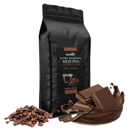 Kawa smakowa czekolada mleczna ziarnista 1 kg Tommy cafe