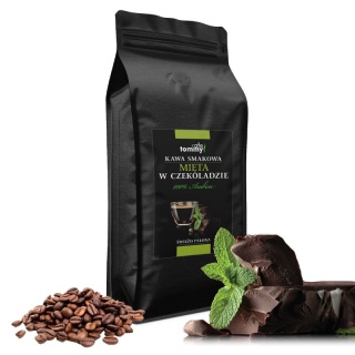 Kawa smakowa mięta w czekoladzie ziarnista 1 kg Tommy cafe