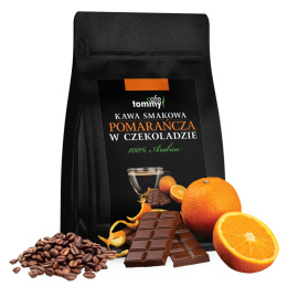 Kawa smakowa pomarańcza w czekoladzie ziarnista 250g Tommy