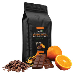 Kawa smakowa pomarańcza w czekoladzie ziarnista 1 kg Tommy