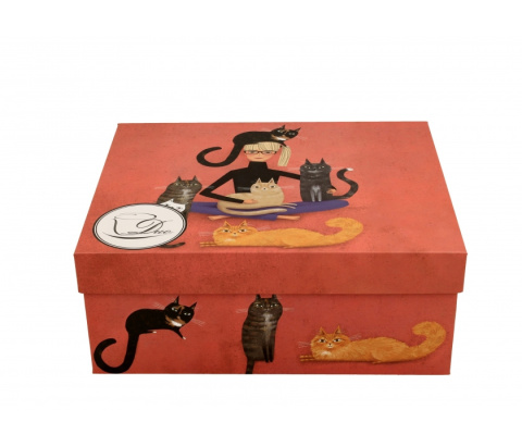 Zestaw dwie filiżanki spodki koci świat Cindy koty do kawy