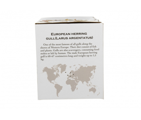 Duży kubek do kawy na urodziny Mewa srebrzysta ptasi świat