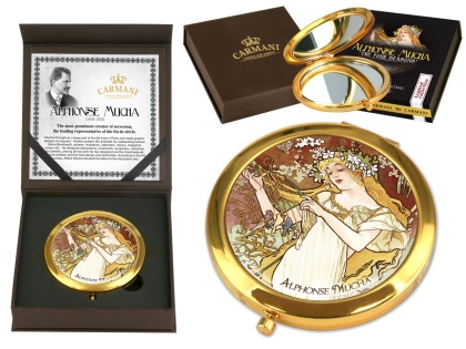 Lusterko kosmetyczne Cztery Pory Roku A. Mucha do torebki