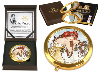 Wyjątkowe lusterko kosmetyczne Cztery Pory Roku A. Mucha