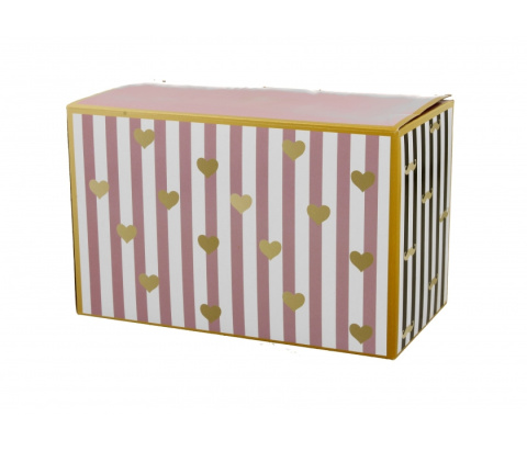 Komplet 2 kubki w pudełku porcelana na prezent wąsy serca