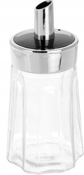 Dozownik do cukru cukiernica pojemnik na ocet oliwę szkło