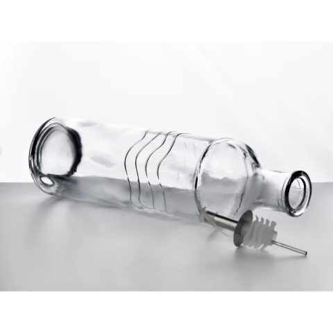 Butelka szklana na oliwę sos dozownik basic kitchen 500 ml