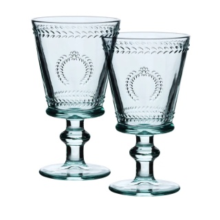 Komplet 2 kieliszków Ecila turkusowe do wina soku na taras