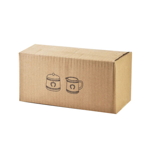 Komplet szklana cukiernica mlecznik turkus Ecila szkło