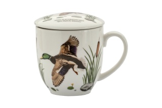 Komplet kubek zaparzacz na prezent by Agata Hajdecka kaczka