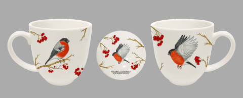 Zestaw kubek sitko filtr porcelanowy by Agata Hajdecka gil