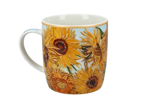 Kubek w puszce do herbaty Van Gogh Słoneczniki Carmani
