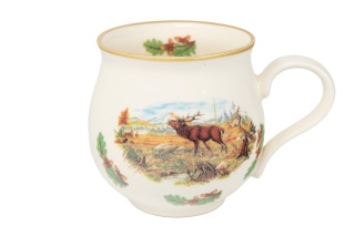 Kubek z Mieroszowa w kształcie baniastym jeleń