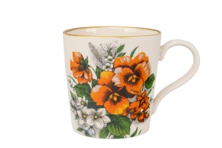 Kubek z kolekcji bratki ceramiczny Mieroszów