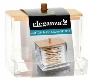 Pojemnik z pokrywką do łazienki na patyczki do uszu