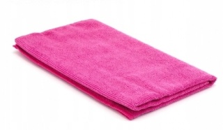 Ścierka do podłogi z mikrofibry bez smug 50x60 cm różowa