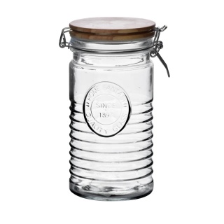 Szklany słoik słój pokrywka do kuchni pojemnik basic 1,05l