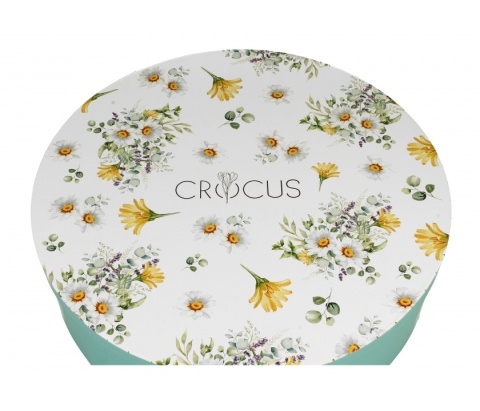 Komplet 6 filiżanek spodki daisy na urodziny stokrotka