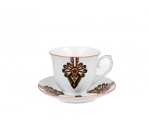 Zestaw filiżanka spodek do kawy parzenica na urodziny