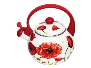 Emaliowany czajnik do wody 2,2 l gwizdek na indukcję maki