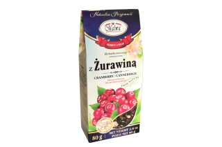 MALWA TEA HERBATA NAPAR SUSZ ŻURAWINA OWOCOWY 80G