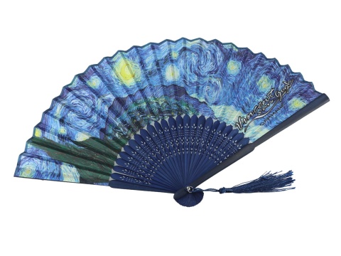 Wachlarz Van Gogh Gwiaździsta noc carmani na prezent