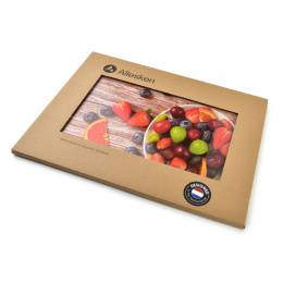 Szklana deska prostokątna do krojenia podkładka aria fruity