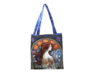 Torba na ramię na zakupy siatka płócienna Mucha carmani