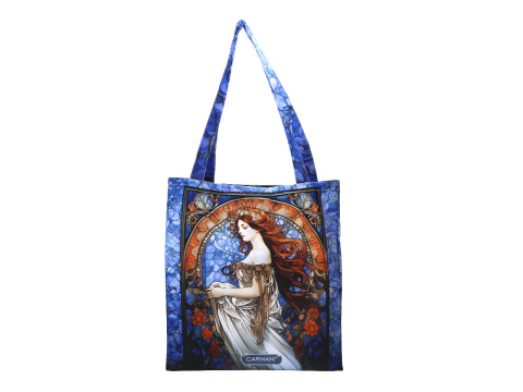 Torba na ramię na zakupy siatka płócienna Mucha carmani