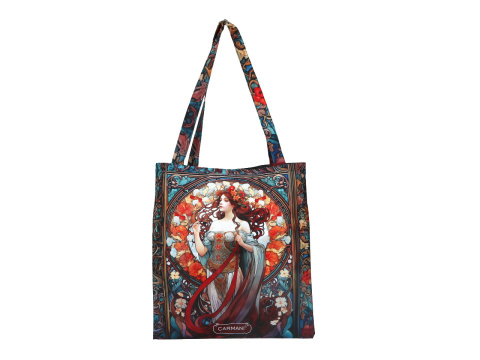 Ozdobna torba na ramię siatka płócienna Mucha carmani