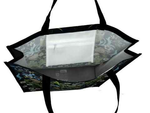 Torba sklepowa ozdobna Morris Carmani sowa kwiaty siatka