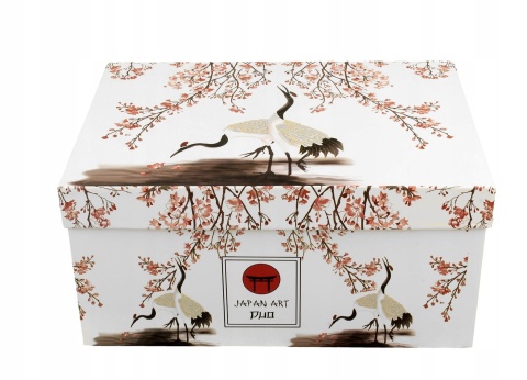 Zestaw dzbanek z 2 kubkami czarkami do herbaty sakura
