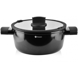 Garnek 4,1 l pokrywka szklana Allesken indukcja Valerian