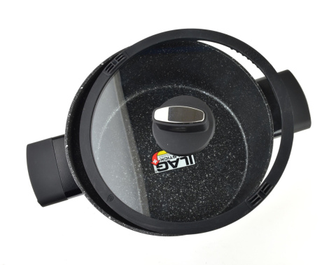 Garnek 4,1 l pokrywka szklana Allesken indukcja Valerian