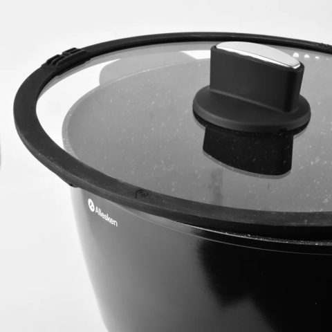 Garnek 4,1 l pokrywka szklana Allesken indukcja Valerian